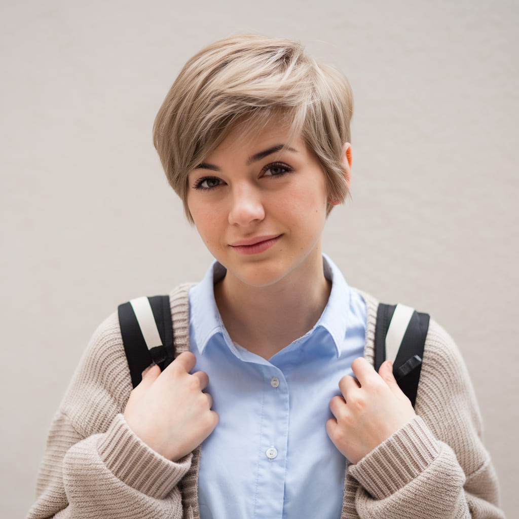 Casual Pixie Hairstyle