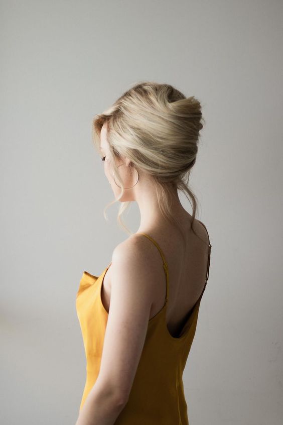 Classic French Twist For Blonde Hair