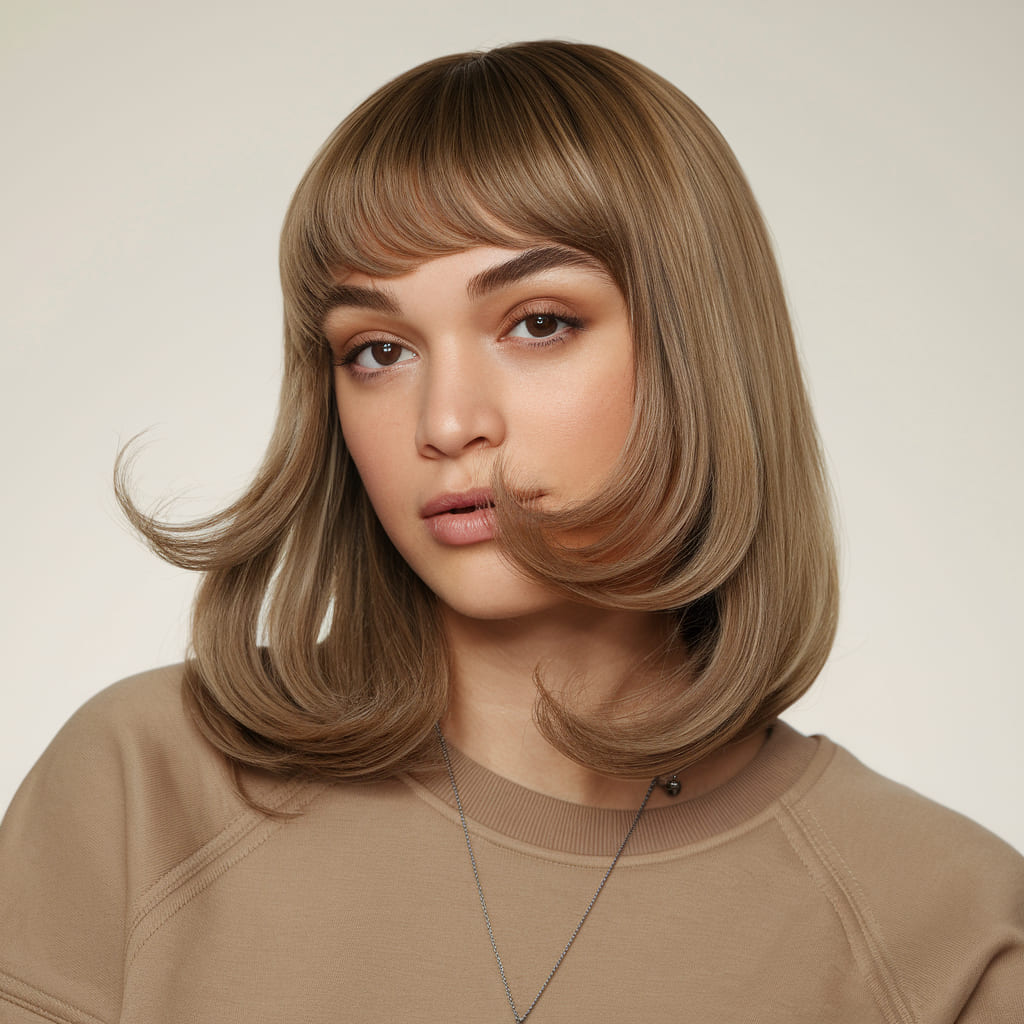 Sleek Bob Cut with Volume