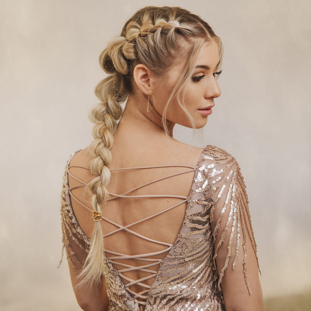 Elegant French Braid for a Classy Touch