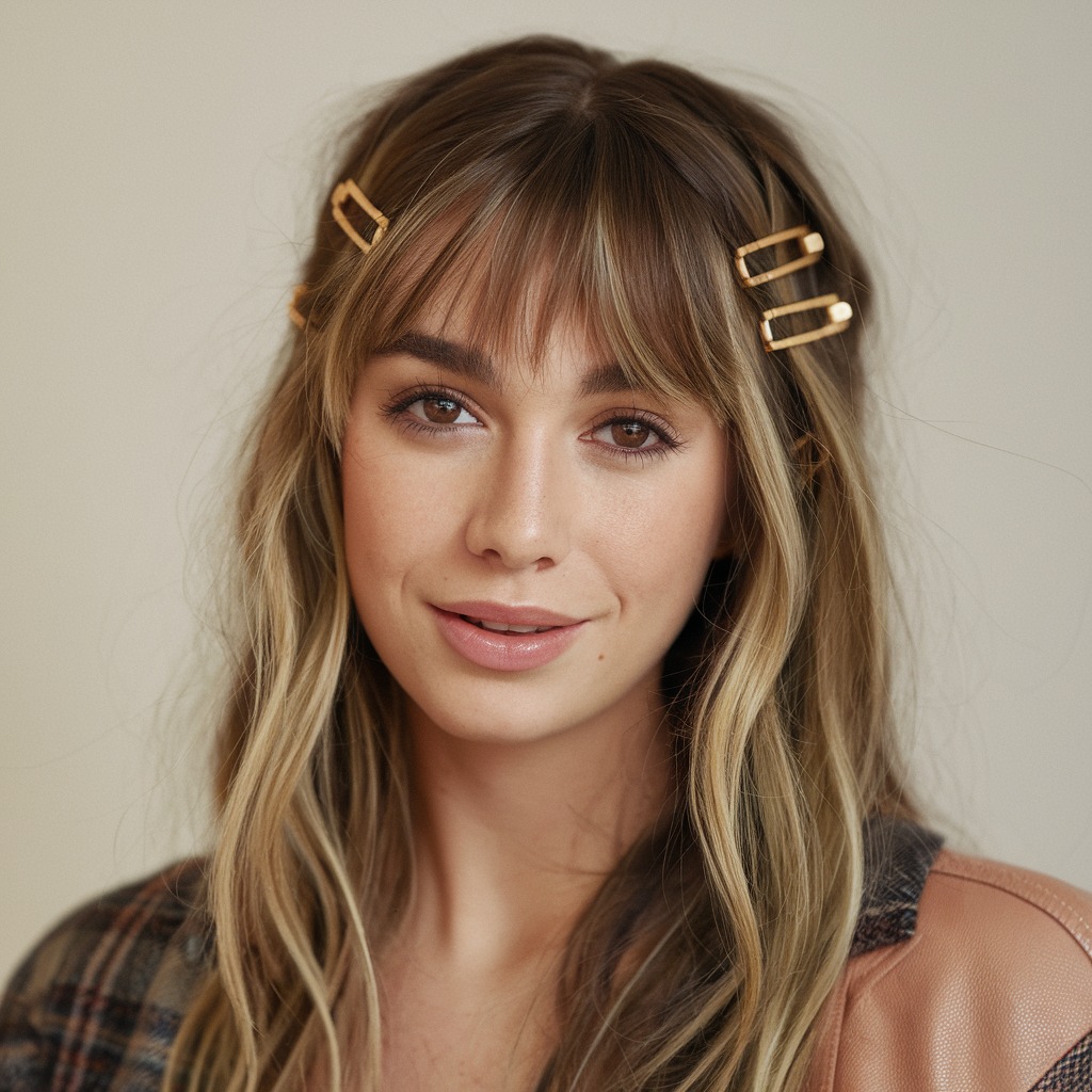 Long Layers with Gold Hairpins