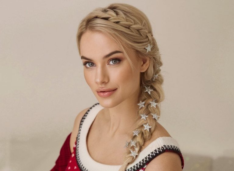 20 Easy And Festive Christmas Hairstyles To Sleigh Your Holiday Look