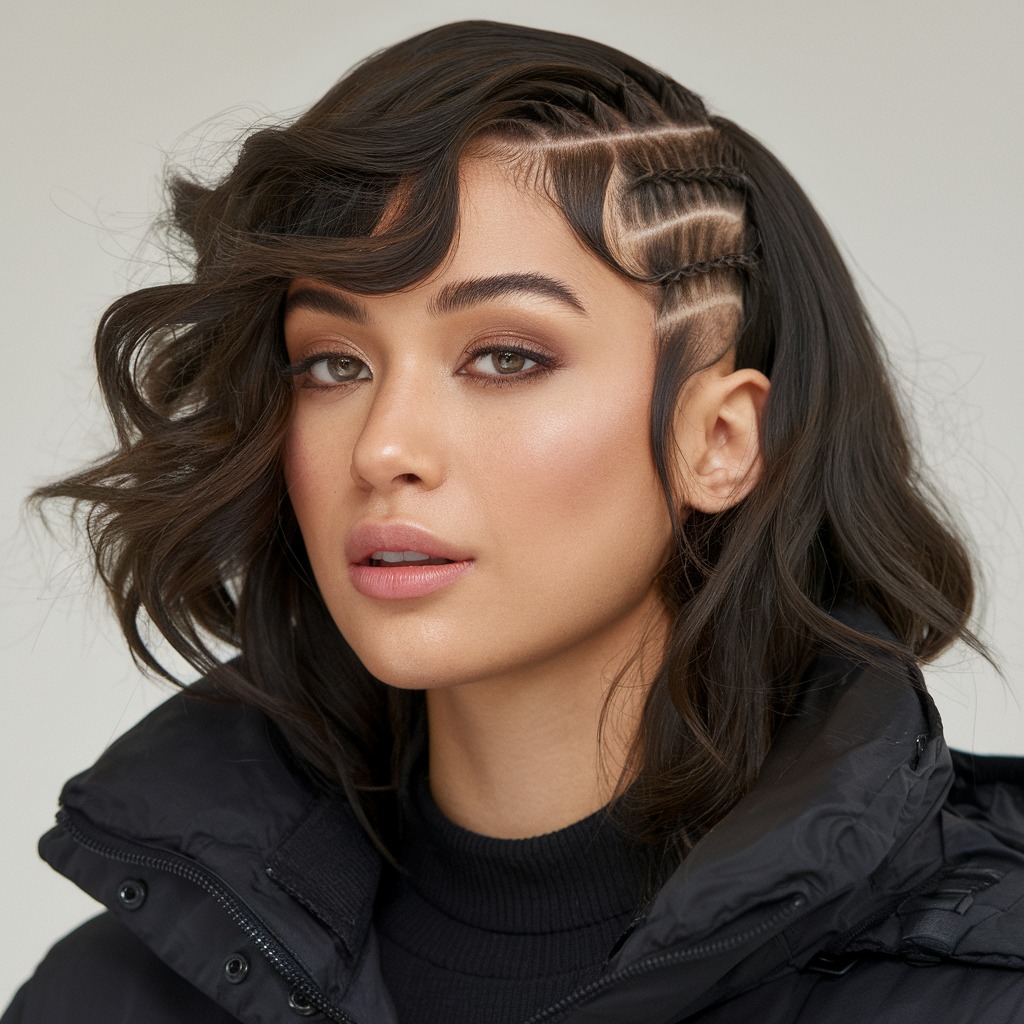 Tapered Cut with Defined Curls